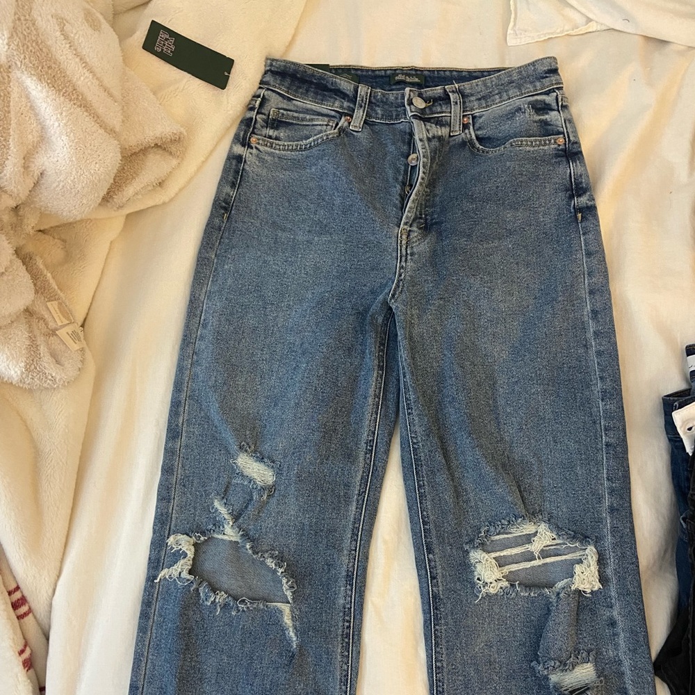 Ripped Jeans Straight Legged Brand New